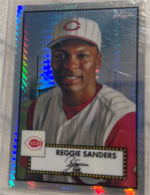 2021 Topps Chrome Platinum Anniversary #581 Reggie Sanders — front