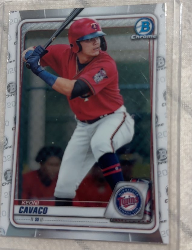 2020 Bowman Chrome Prospects #BCP-118 Keoni Cavaco — front