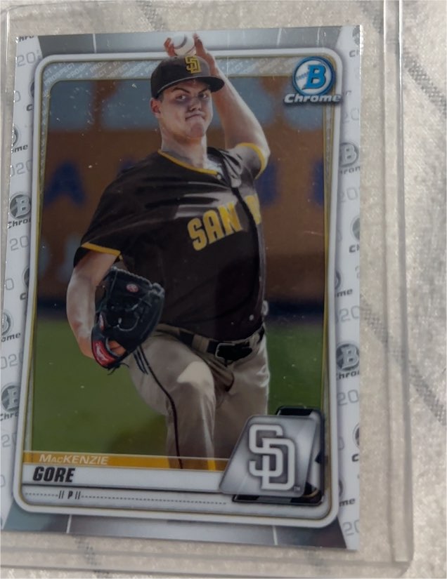 2020 Bowman Chrome Prospects #BCP-74 MacKenzie Gore — front