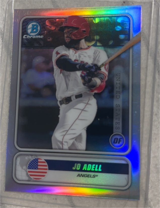 2020 Bowman Chrome Spanning the Globe #STG-JA Jo Adell — front