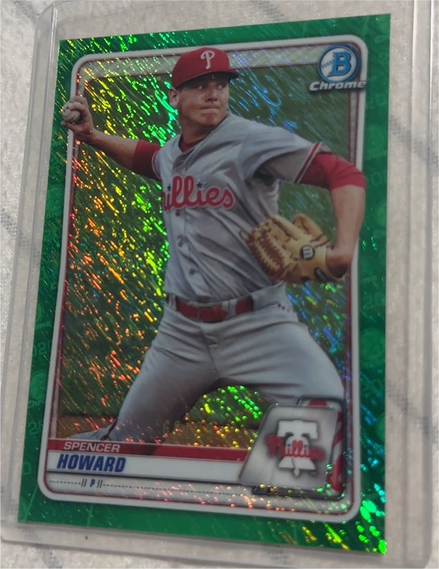 2020 Bowman Chrome Prospects #BCP-55 Spencer Howard — front