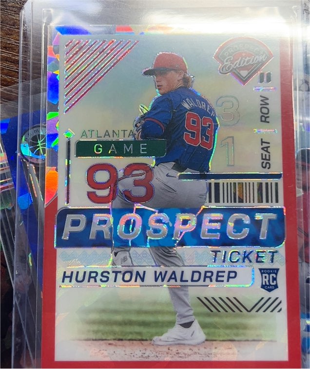 2024 Panini Prospect Edition #93 Hurston Waldrep — front