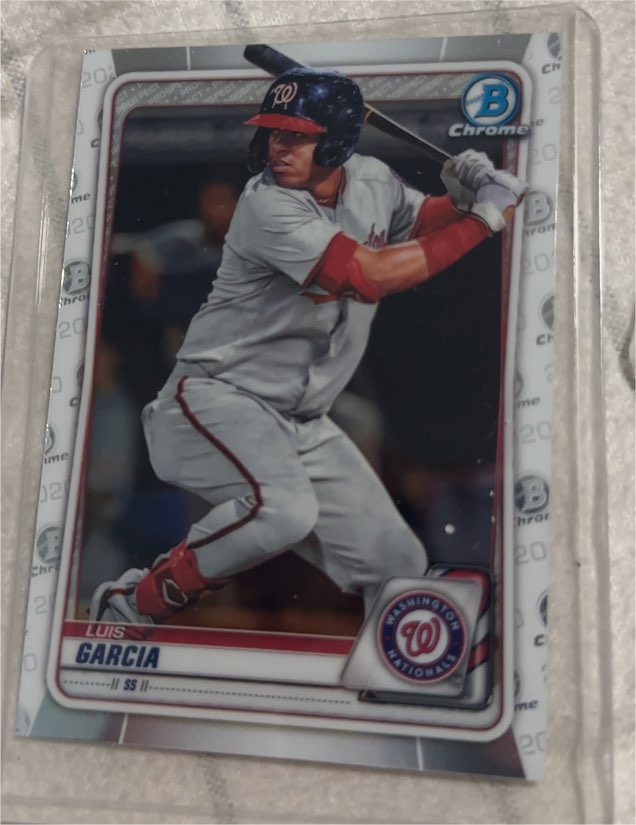 2020 Bowman Chrome Prospects #BCP-114 Luis Garcia — front