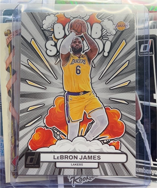 2023-24 Panini Donruss #7 LeBron James Bomb Squad — front