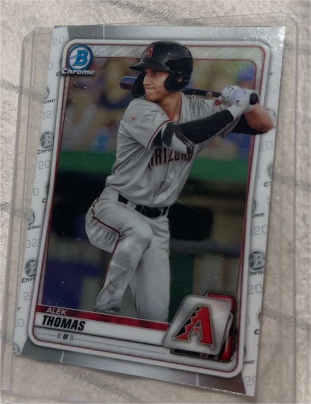 2020 Bowman Chrome Prospects #BCP-98 Alek Thomas — front
