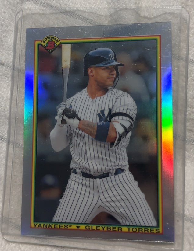 2020 Bowman Chrome 1990 Bowman #90B-GT Gleyber Torres — front