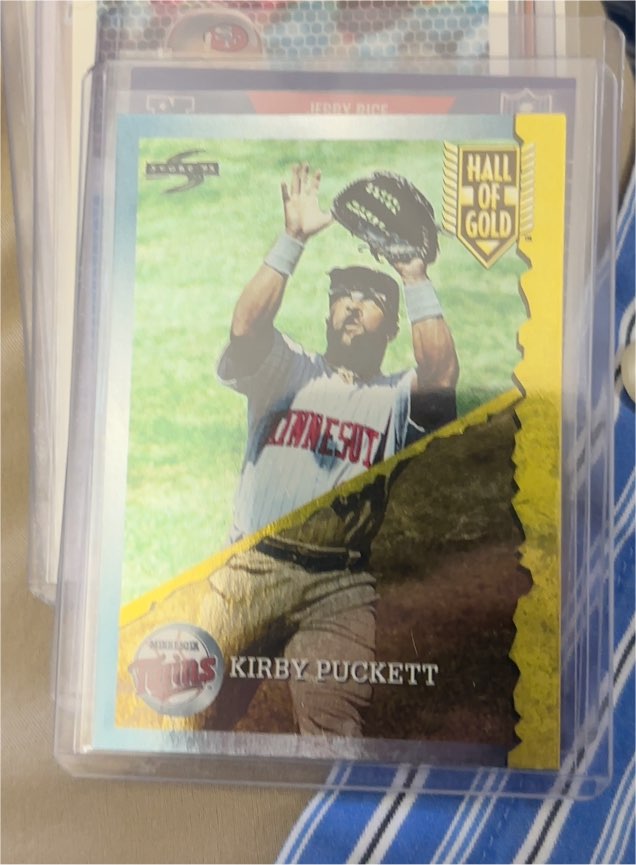 1995 Score Baseball Hall of Gold #HG11 Kirby Puckett — front