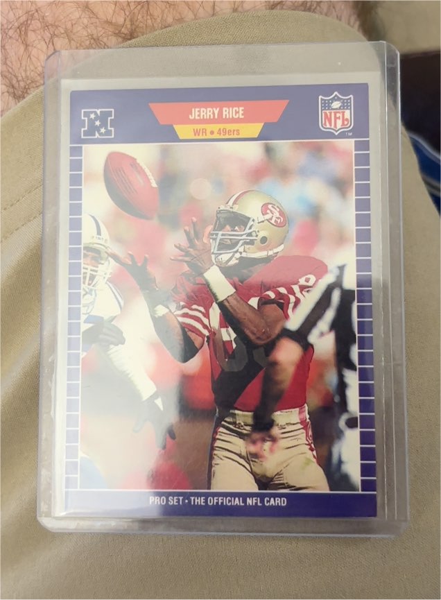 1989 Pro Set #383 Jerry Rice — front