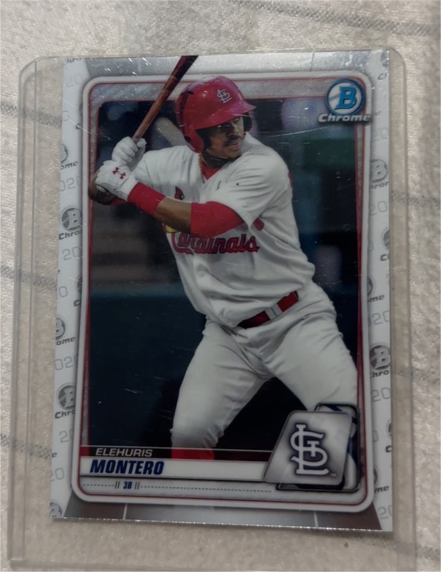 2020 Bowman Chrome Prospects #BCP-32 Elehuris Montero — front