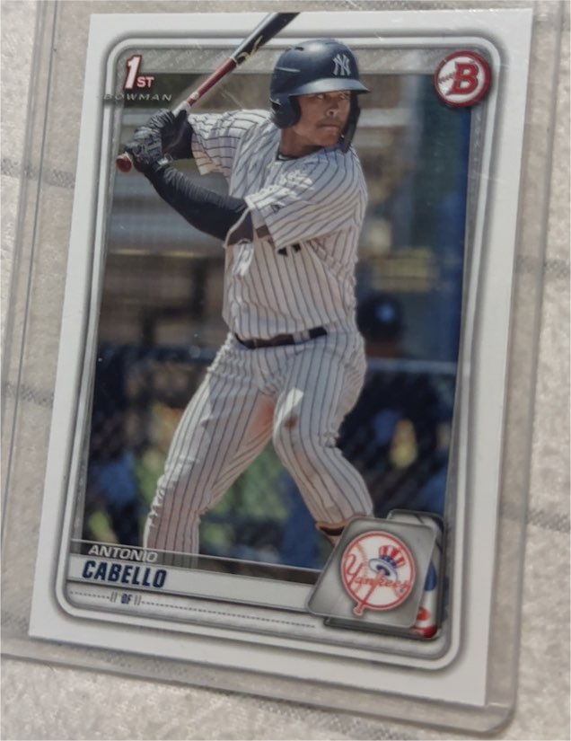 2020 Bowman Prospects #BP-85 Antonio Cabello — front
