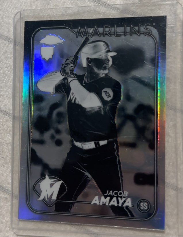 2024 Topps Chrome #92 Jacob Amaya — front