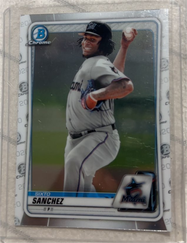 2020 Bowman Chrome Prospects #BCP-79 Sixto Sanchez — front