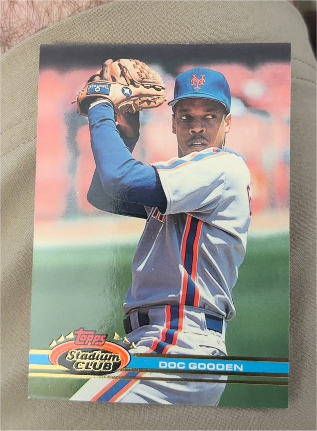 1991 Topps Stadium Club #100 Doc Gooden — front