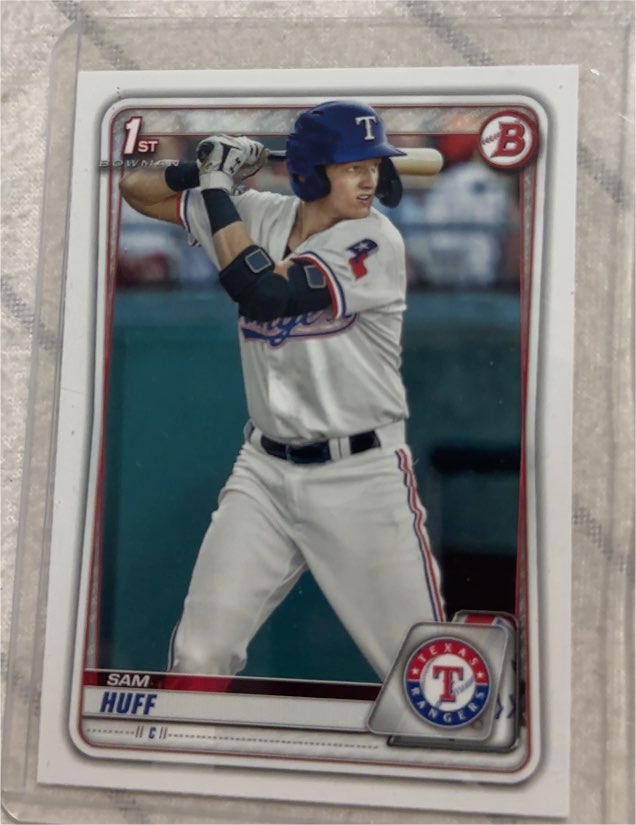 2020 Bowman Prospects #BP-33 Sam Huff — front