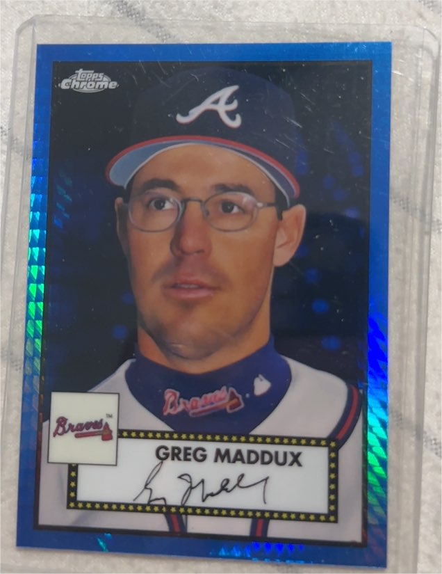 2021 Topps Chrome Platinum Anniversary #496 Greg Maddux — front