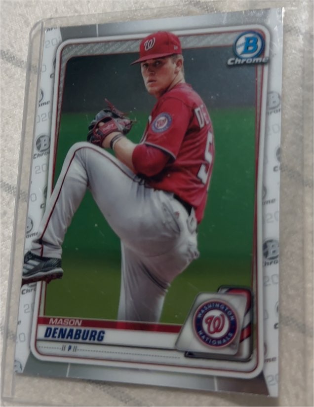 2020 Bowman Chrome Prospects #BCP-24 Mason Denaburg — front