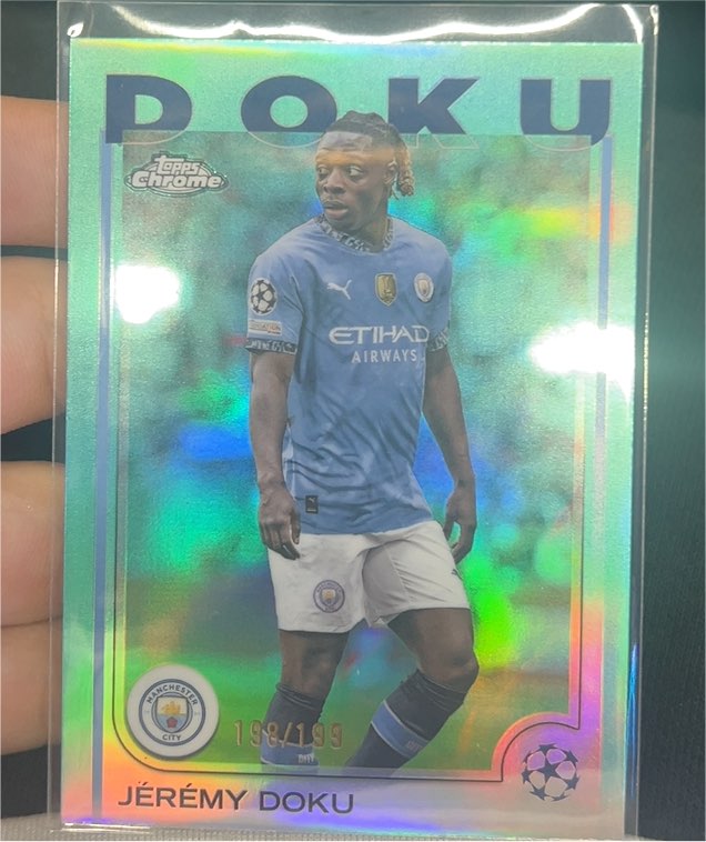 2024-25 Topps Chrome UEFA Club Competitions #69 Jérémy Doku — front
