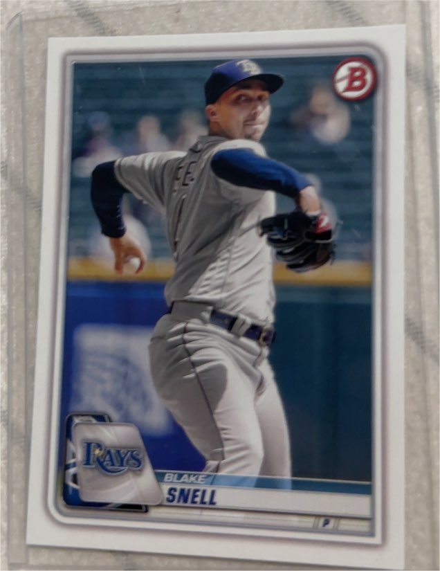 2020 Bowman #68 Blake Snell — front