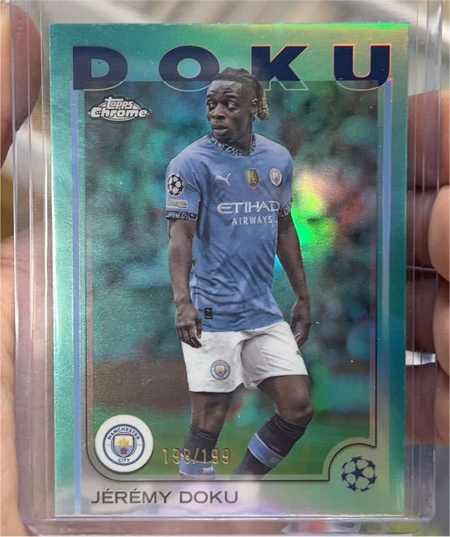 2024-25 Topps Chrome UEFA Club Competitions #69 Jérémy Doku — front