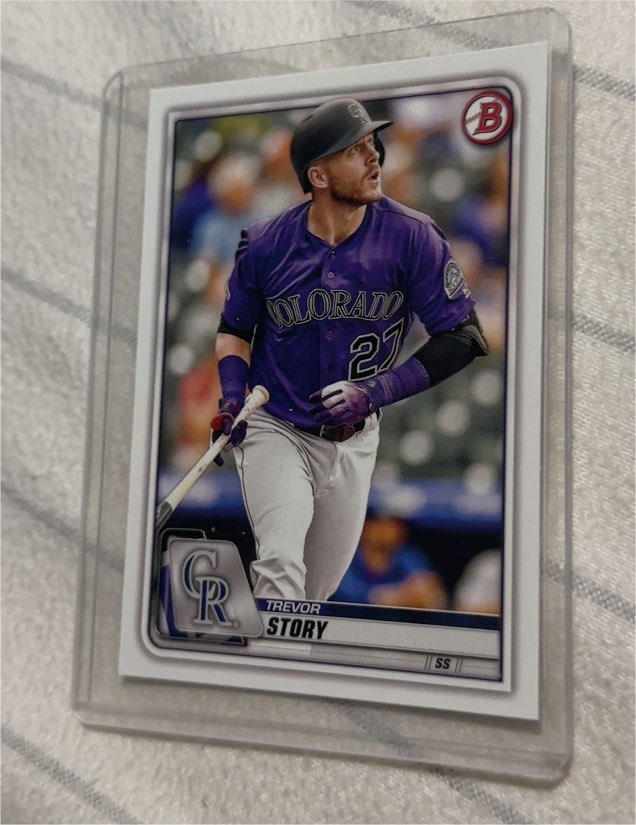 2020 Bowman #82 Trevor Story — front