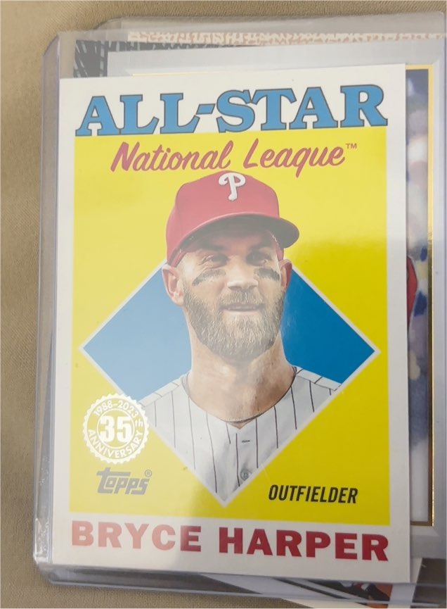 2023 Topps Series 2 #88AS-34 Bryce Harper All Star Insert Philadelphia Phillies — front