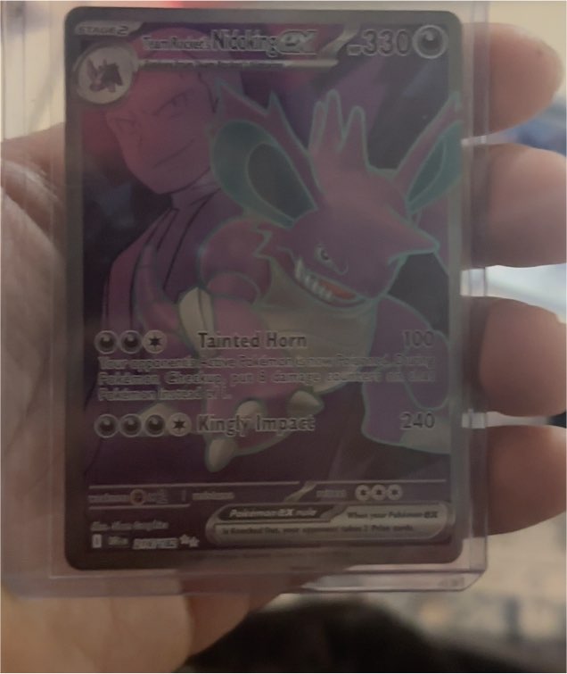Team Rocket's Nidoking ex 216/182 Destined Rivals — front