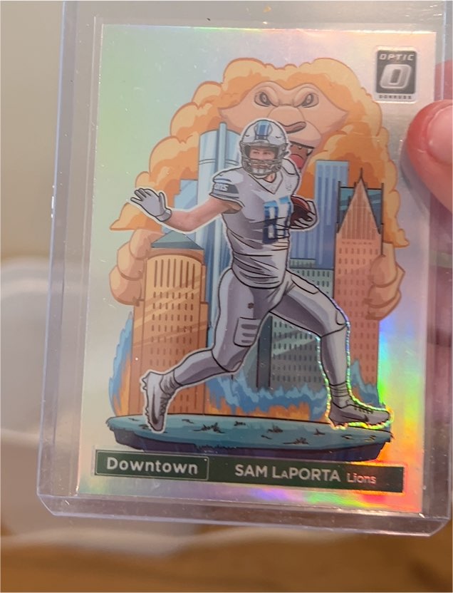 2024 Donruss Optic #6 Sam LaPorta Downtown — front