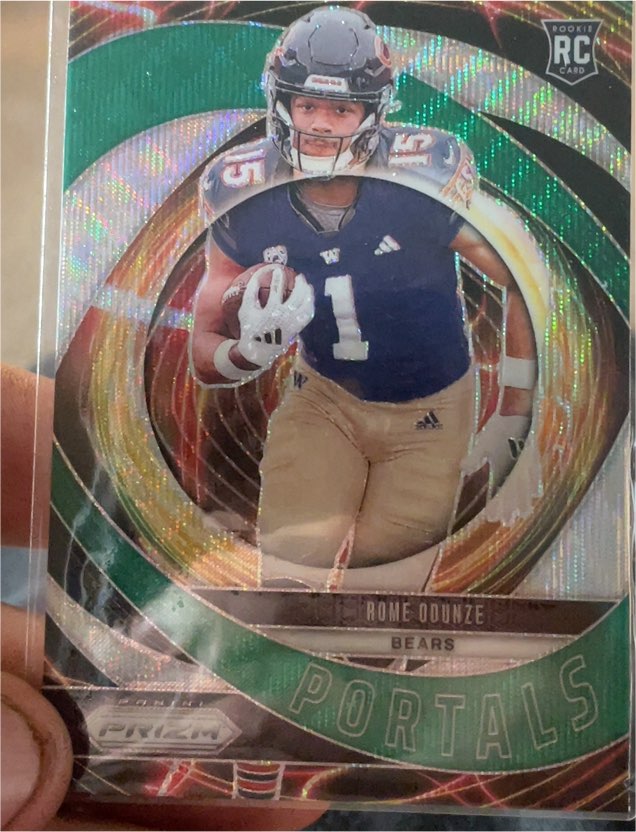 2024 Panini Prizm Portals #9 Rome Odunze — front