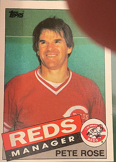 1985 Topps #547 Pete Rose — front