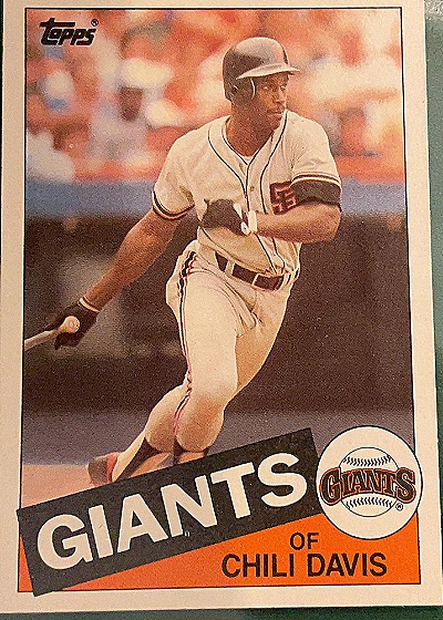 1985 Topps #245 Chili Davis — front
