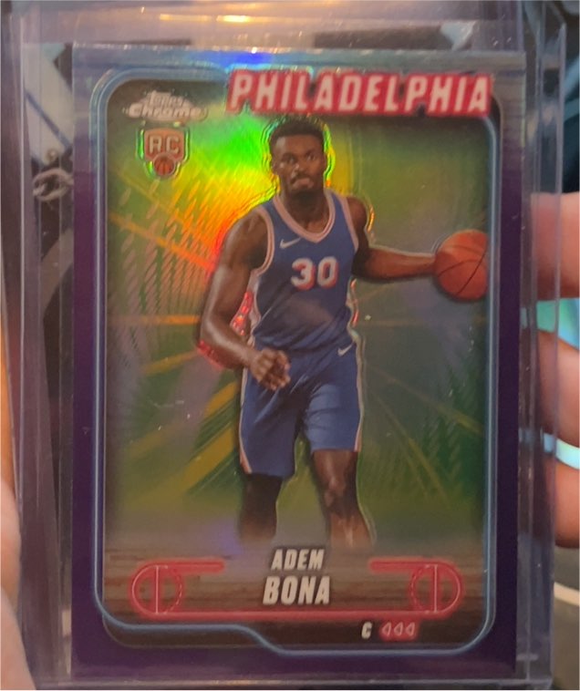 2024-25 Topps Chrome #444 Adem Bona — front