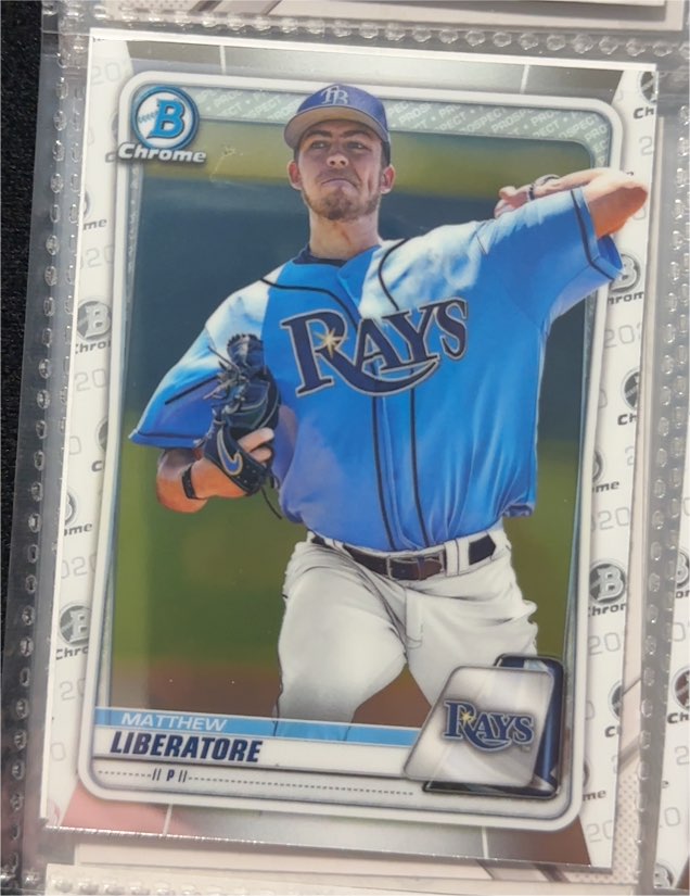 2020 Bowman Chrome Prospects #BCP-89 Matthew Liberatore — front
