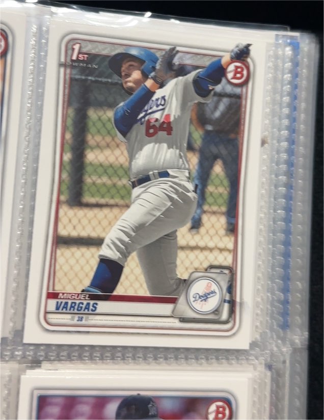 2020 Bowman Prospects #BP-131 Miguel Vargas — front