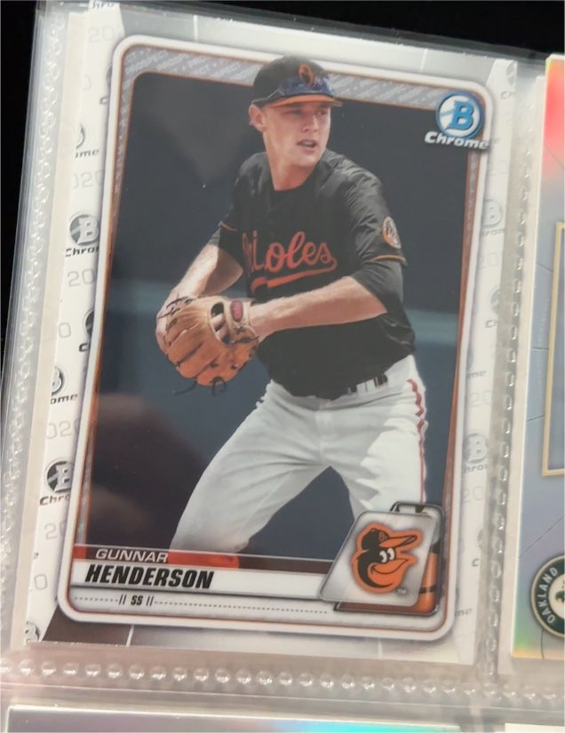 2020 Bowman Chrome #BCP-134 Gunnar Henderson — front