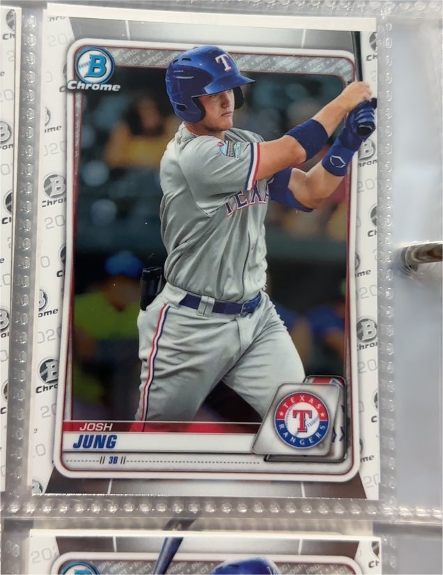 2020 Bowman Chrome Prospects #BCP-113 Josh Jung — front