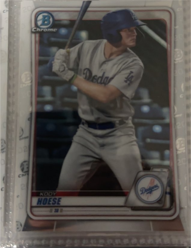 2020 Bowman Chrome Prospects #BCP-4 Kody Hoese — front
