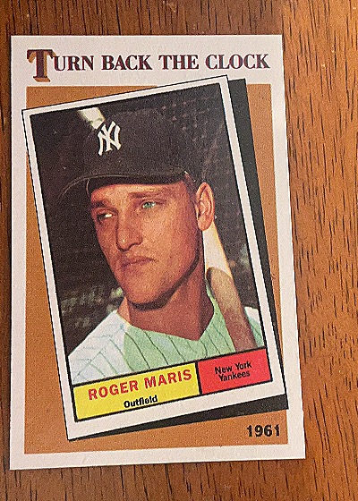 1986 Topps #405 Roger Maris — front
