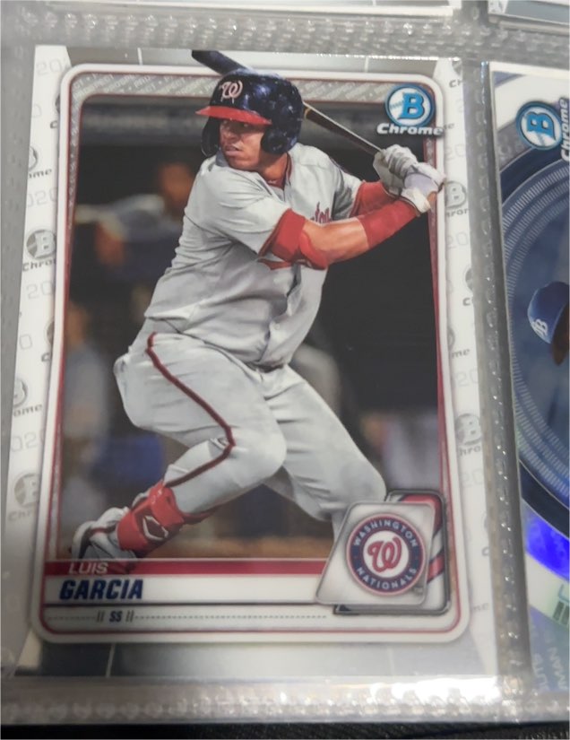 2020 Bowman Chrome Prospects #BCP-114 Luis Garcia — front