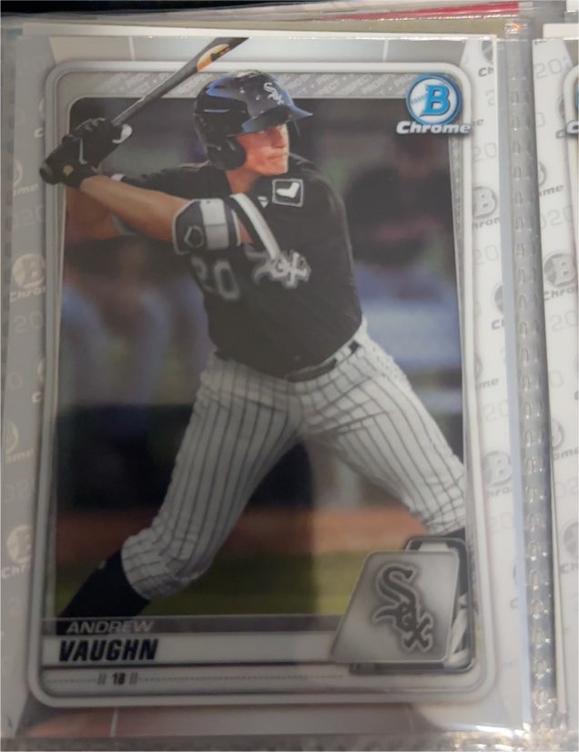 2020 Bowman Chrome Prospects #BCP-26 Andrew Vaughn — front