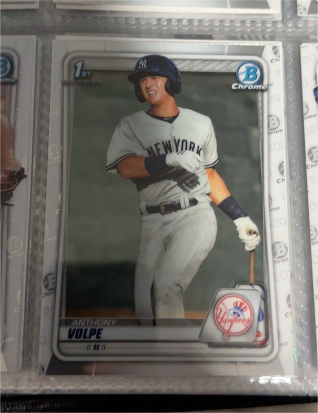 2020 Bowman Chrome Prospects #BCP-139 Anthony Volpe — front