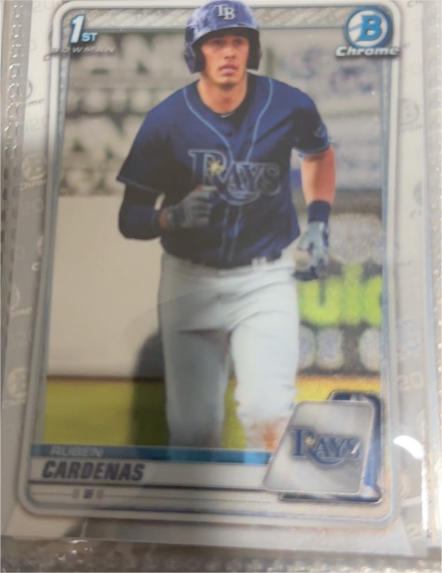 2020 Bowman Chrome Prospects #BCP-23 Ruben Cardenas — front