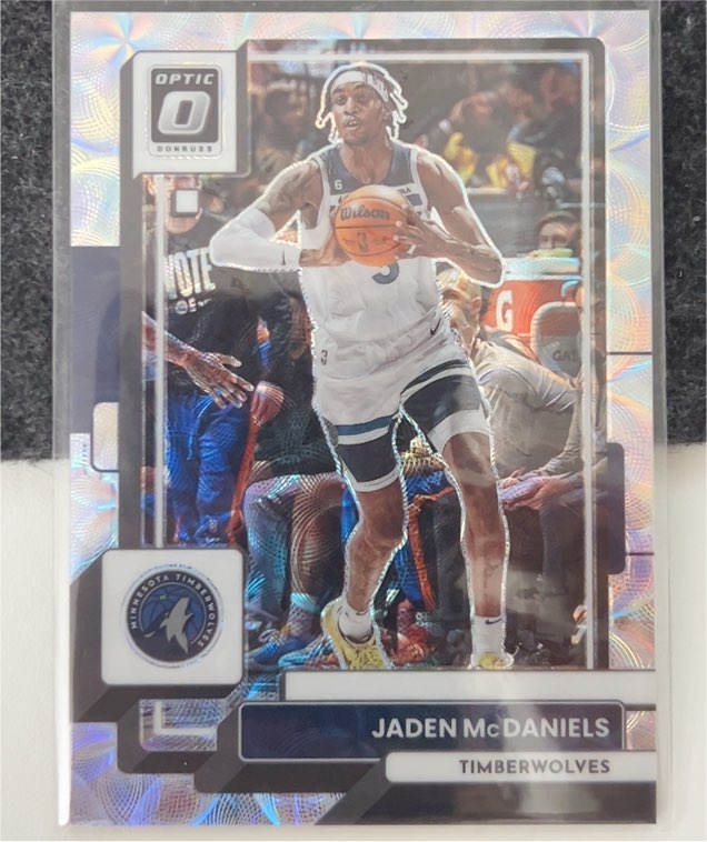 2022-23 Donruss Optic #67 Jaden McDaniels — front