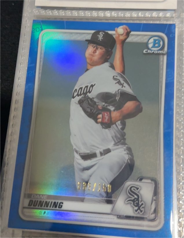 2020 Bowman Chrome #150 Dane Dunning — front