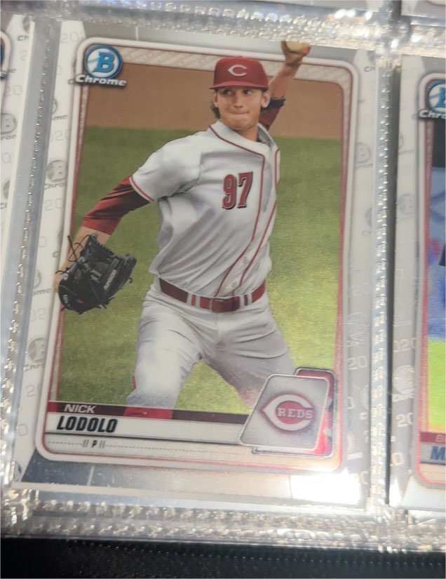 2020 Bowman Chrome Prospects #BCP-39 Nick Lodolo — front