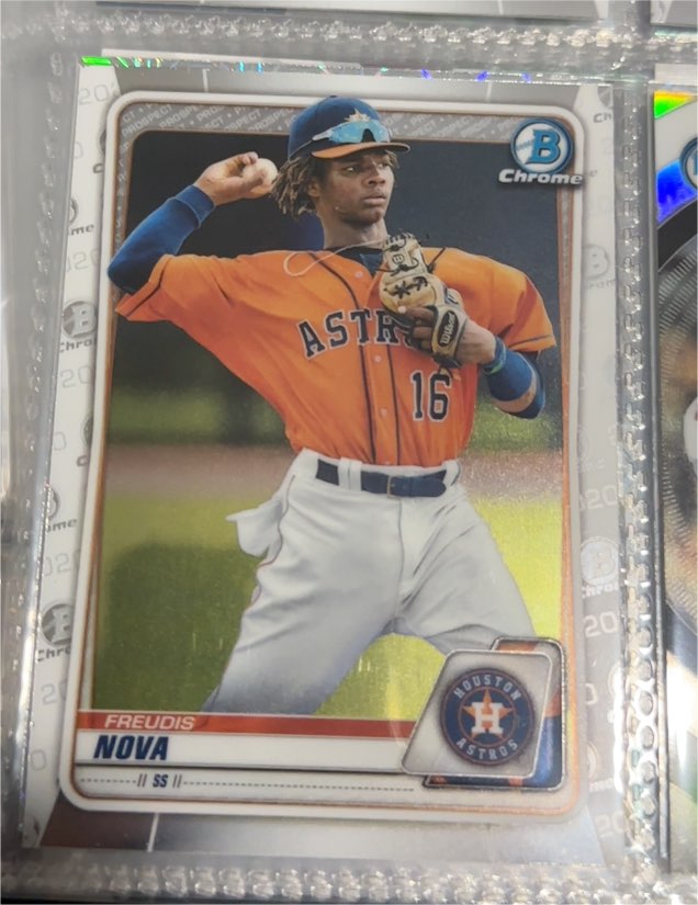 2020 Bowman Chrome Prospects #BCP-82 Freudis Nova — front