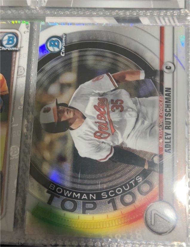 2020 Bowman Chrome #BTP-7 Adley Rutschman Bowman Scouts Top 100 — front