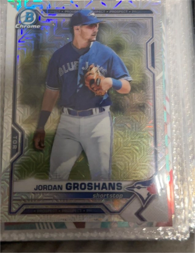 2021 Bowman Chrome Prospects #BCP-246 Jordan Groshans — front