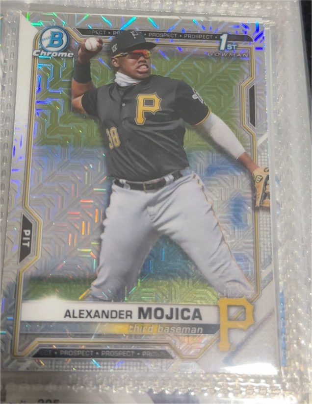 2021 Bowman Chrome #BCP-179 Alexander Mojica — front