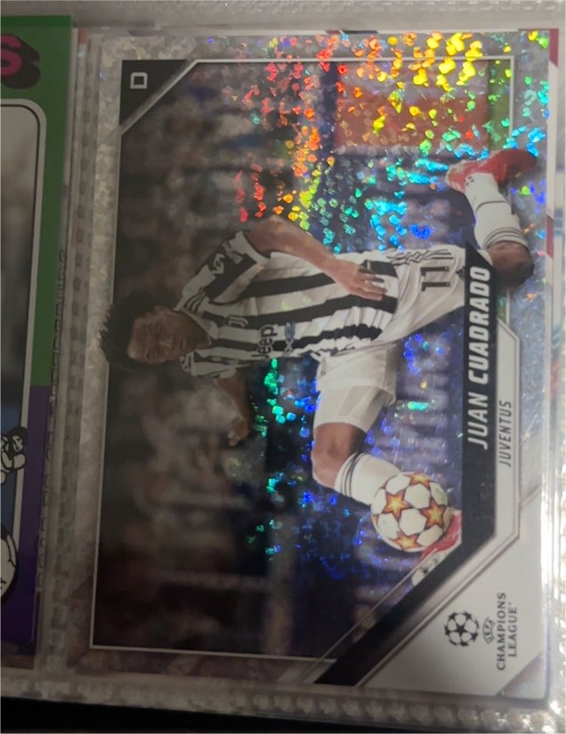 2021-22 Topps Chrome UEFA Champions League #177 Juan Cuadrado — front
