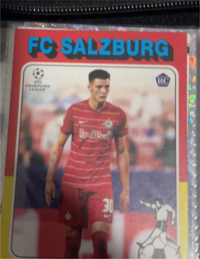 2021-22 Topps UEFA Champions League #75-20 Benjamin Sesko — front